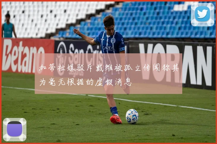 加蒂社媒驳斥戴维被孤立传闻称其为毫无根据的虚假消息